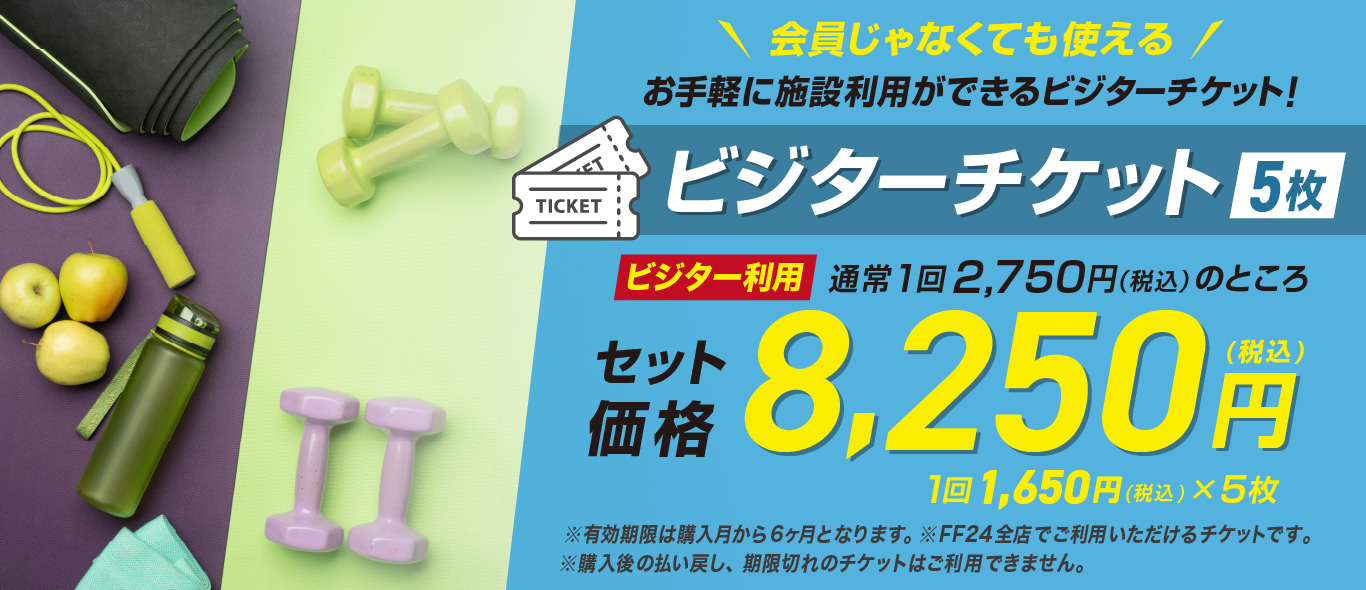 ビジターチケット5枚